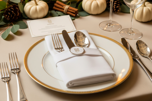 Thanksgiving Pocket Napkin Fold with Silverware